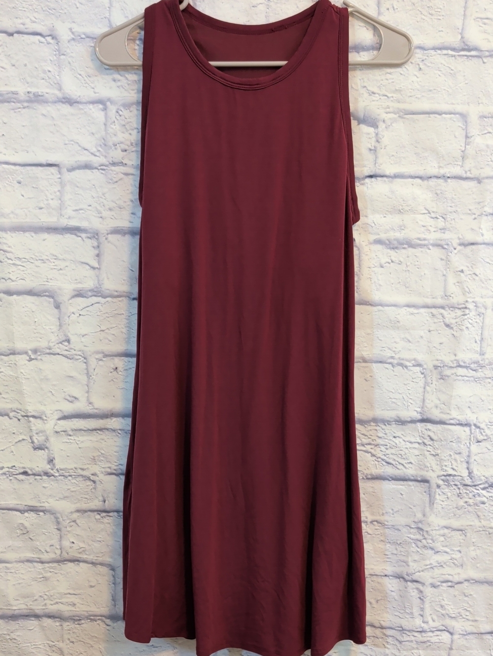 Shebird Dark Cherry Tunic Dress w/ Pockets - Size M/8 (Shebird Sz 4)